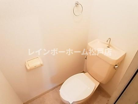 MKルーミーのトイレ|落ち着いた色調のトイレです
