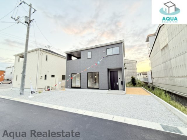 高松市香西本町の新築一戸建の前面道路含む現地写真|前面道路含む現地写真です