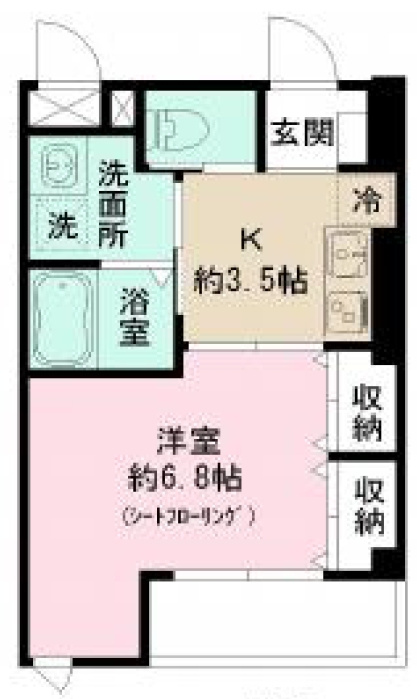 錦邸南麻布の間取り|間取りです。