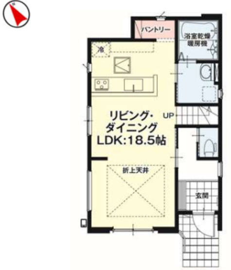 【間取り】 | 菊池郡菊陽町4期1号棟