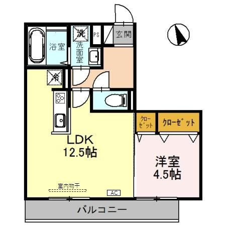 Ｃｏｃｏ上米島の間取り