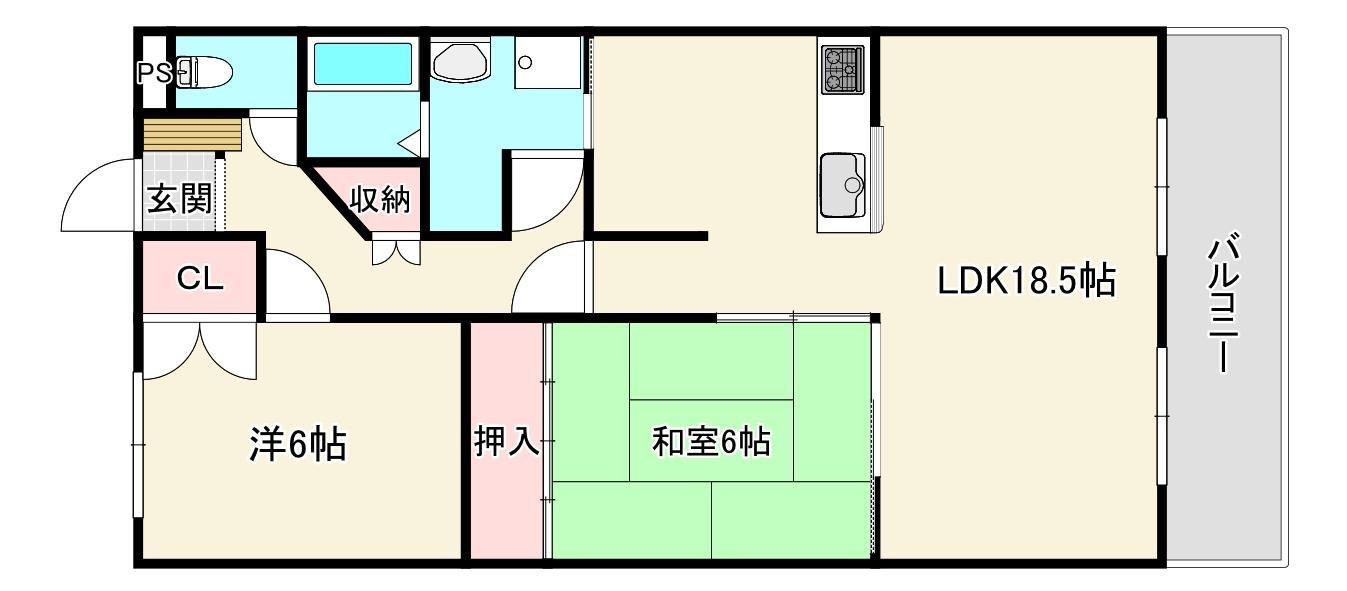 アップルコートの間取り