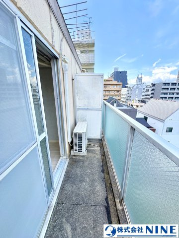 ピュア京町のバルコニー