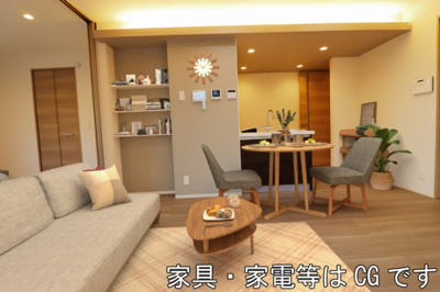 【居間・リビング】 | D-ROOM弁天3丁目C | 家具はありません