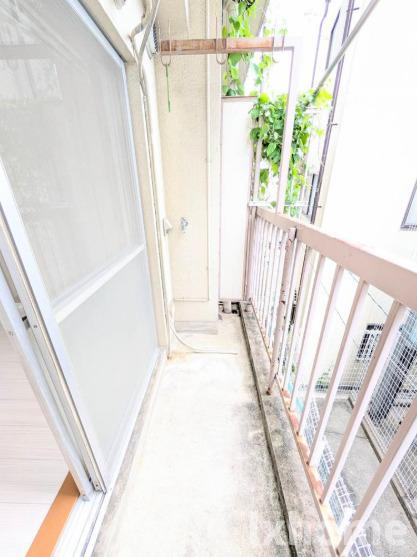 マンションナンバセブンのバルコニー