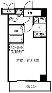 【間取り】 | クレストパーク西日暮里北 | 間取りです。