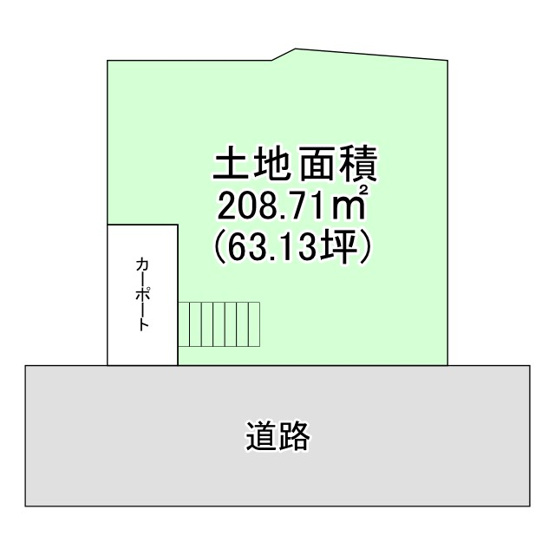 【土地図】 | ◆町田市常盤町　建築条件なし売地◆