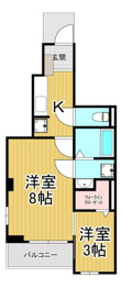 アレグレパス安倉の間取り