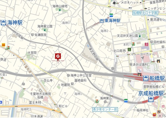 ブリーズ・ドゥ・メール船橋の地図|★案内図★