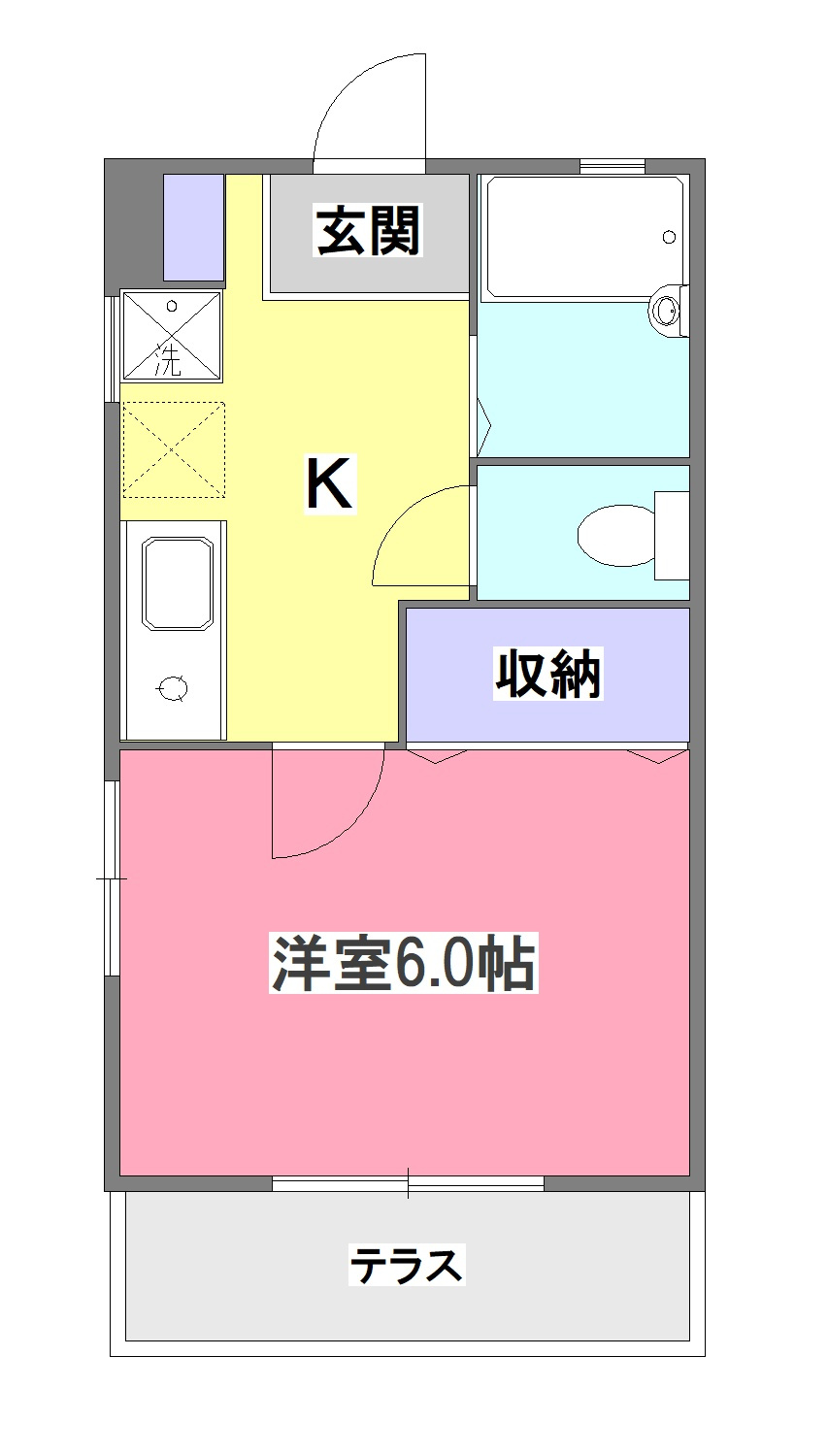 スターハイツ吉野の間取り