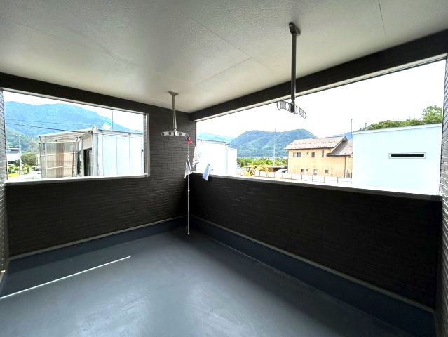 長野市松代町松代の新築一戸建のバルコニー