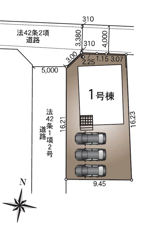 長野市松代町松代の新築一戸建の間取り