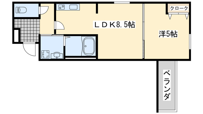 【間取り】 | フジパレス泉佐野駅東2番館
