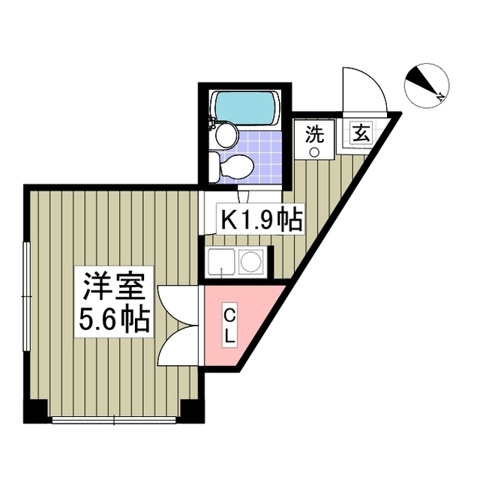 【間取り】 | サカエコーポ桜ヶ丘