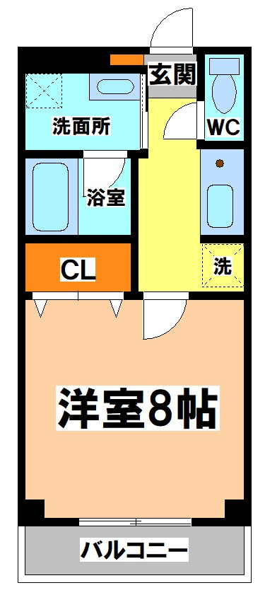 三鷹市井の頭１丁目の賃貸マンションの間取り
