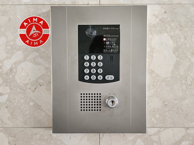 エステートマンション大濠グランディールの設備|来客や宅配等もエントランスインターホンで確認でき安心です。