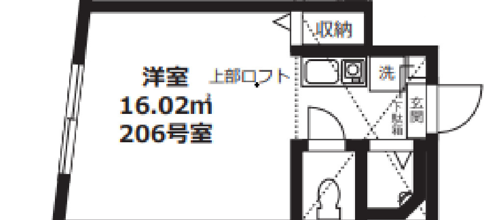 メティス北沢の間取り