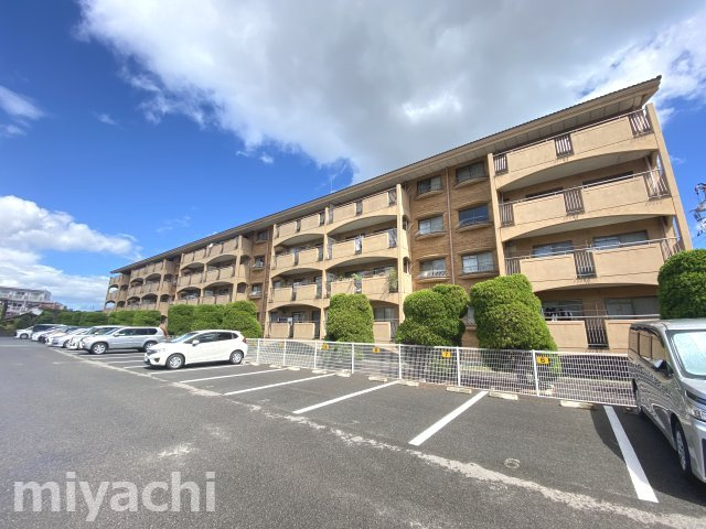 コスモハイツ万代のエントランス