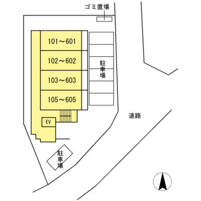 【駐車場】 | 黄金森ガーデンⅠ