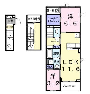 アルカディアⅡの間取り