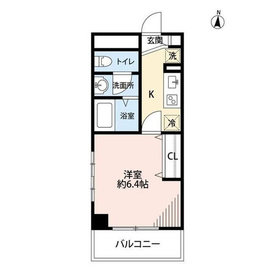 【間取り】 | アンプルール　フェール　Ｋ．Ｙｕ