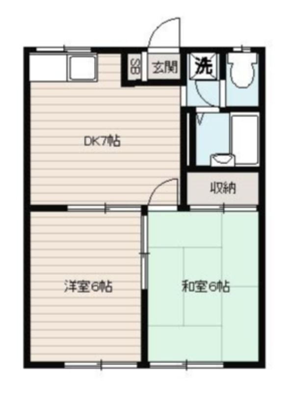 エステートフジの間取り