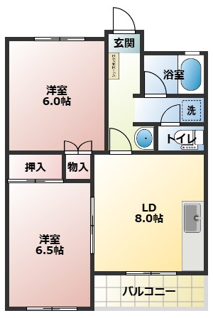 JAIRO薬園台の間取り