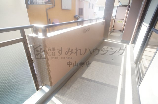 オーベルジュ宝塚のバルコニー