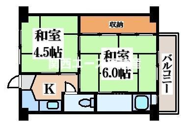 【間取り】 | ビレッジハウス朝日ヶ丘