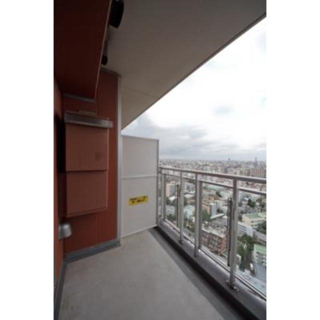 ユニゾンタワーのバルコニー|※写真は同タイプ住戸です。
