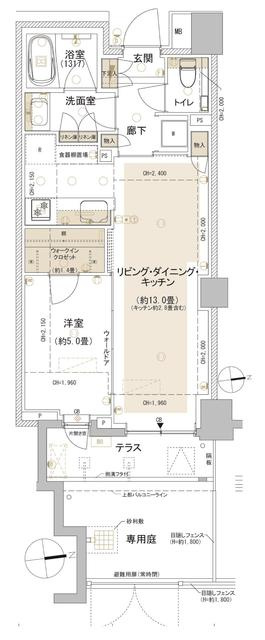 パークホームズ東中野の間取り