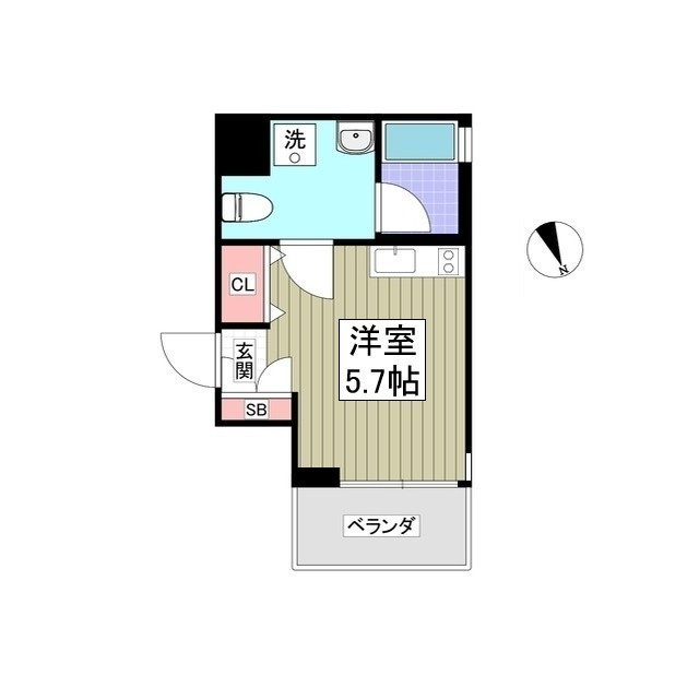 FARE中野Ⅵの間取り