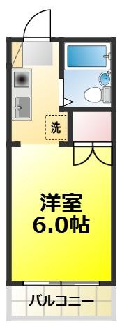 コーポラス吉村の間取り