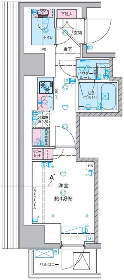 ジェノヴィア桜上水Ⅱの間取り