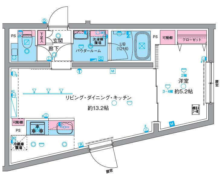 GENOVIA中野坂上の地図