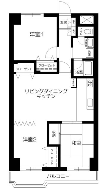ハイムアゼリアの間取り