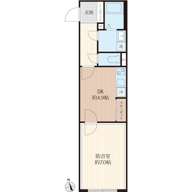 ＶＯＲＴ高井戸西ｒｅｓｉｄｅｎｃｅの間取り