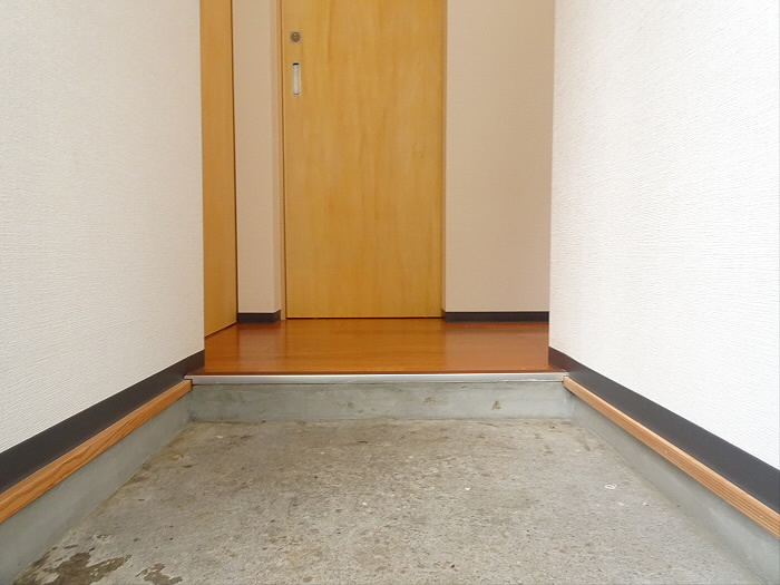清月荘の玄関
