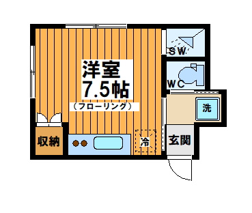 清月荘の間取り