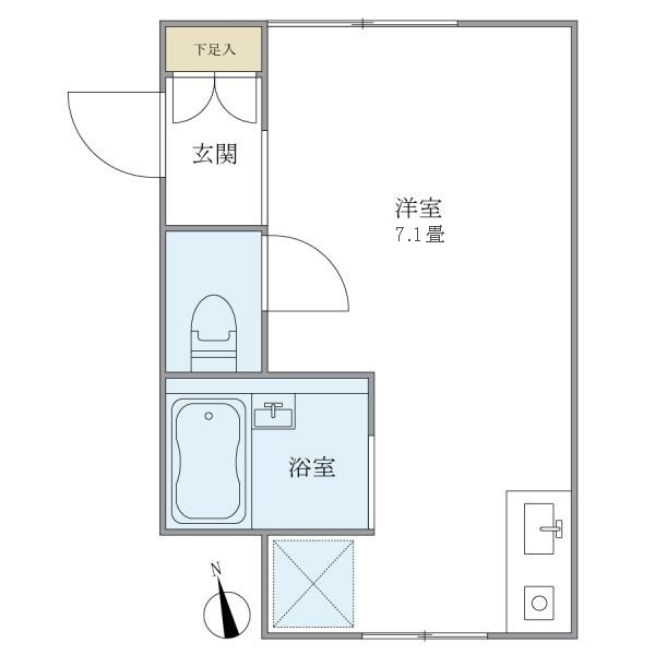 ＮＳコーポの間取り