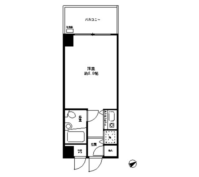 マートルコート東中野の間取り