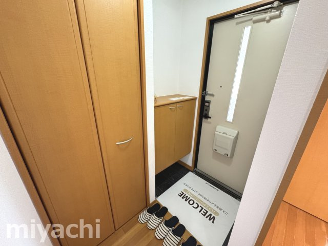 コーポのぞみの玄関