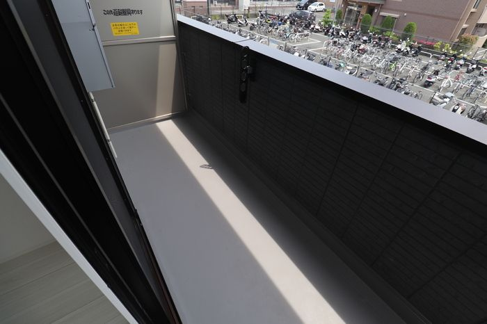 D-ROOM　FIRST　大善寺駅前のバルコニー