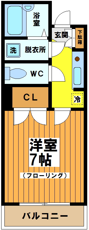 ロジェ高井戸弐番館の間取り