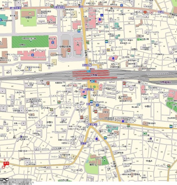 スターハイツ東高円寺の地図