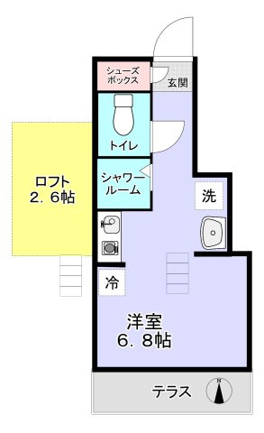 清明の間取り