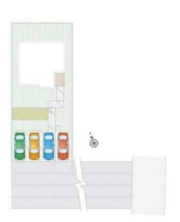 【区画図】 | 加須市上三俣 D棟　中古戸建