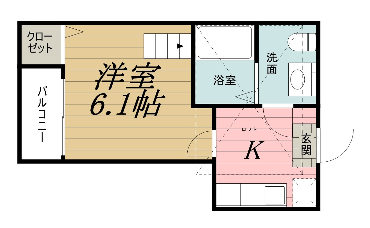 コンパートメントハウス千葉Ⅰの間取り