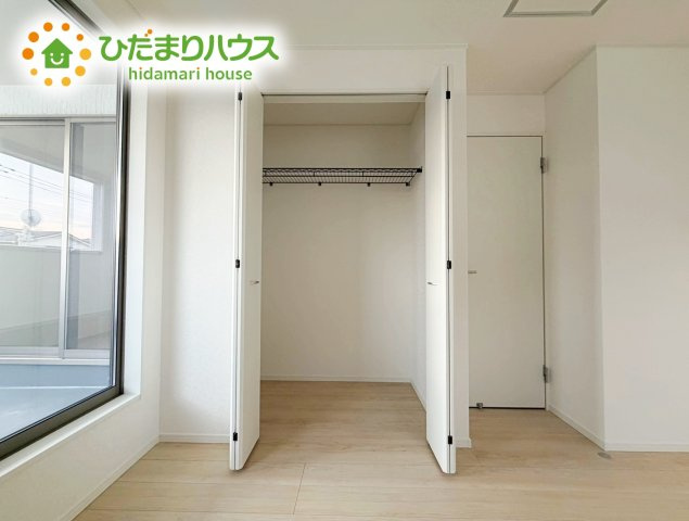 いわき市四倉町第19　新築戸建　2号棟の収納|各居室にはしっかりと収納を完備！
