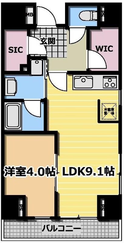 プリムローズ駒込の間取り